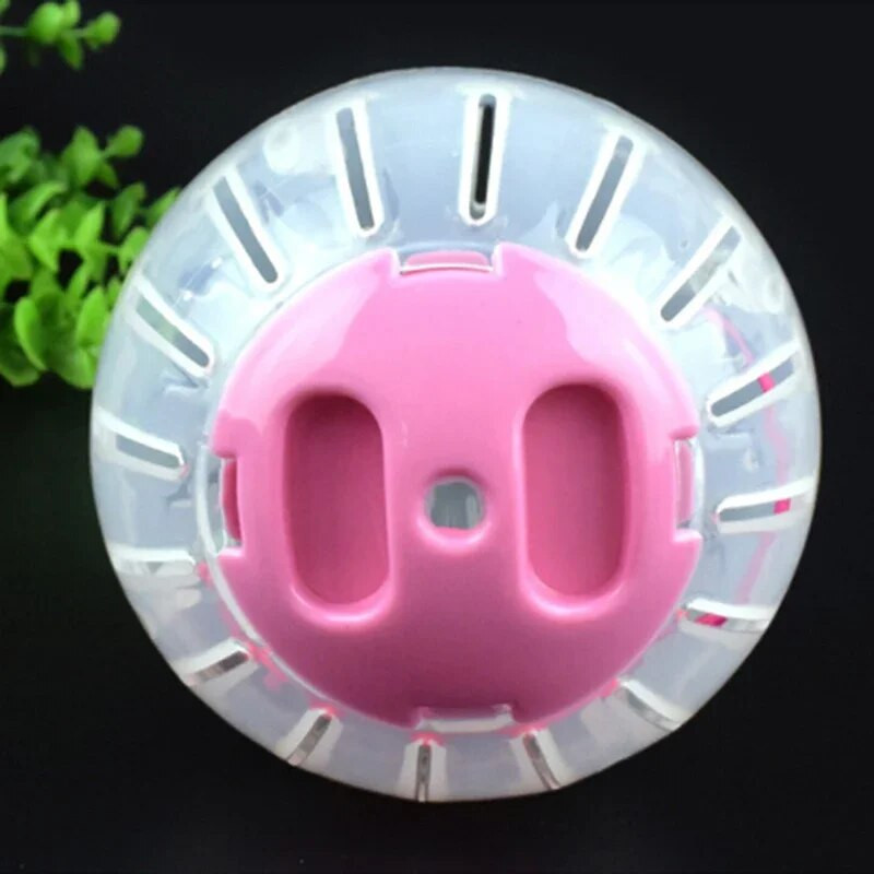 10 см дишаща прозрачна топка без скоба Хамстер Играчка Продукт за домашни любимци Малка топка за бягане Пластмасова подходяща за малки домашни любимци