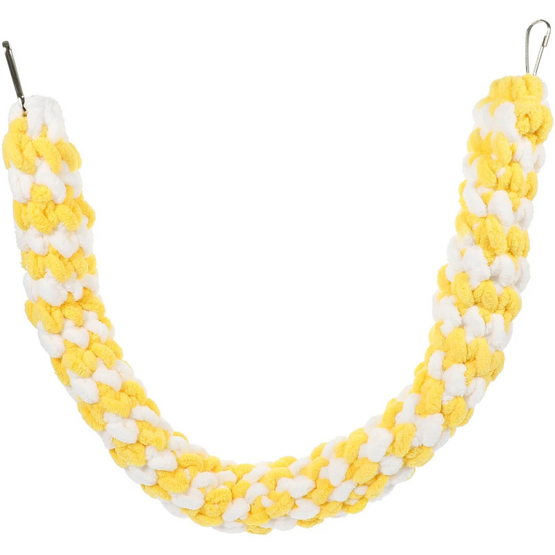 Guinea Toys Висящ мост Домакински захарен планер Преносим устойчив на износване Клетка за хамстер Плъхове Памучно въже