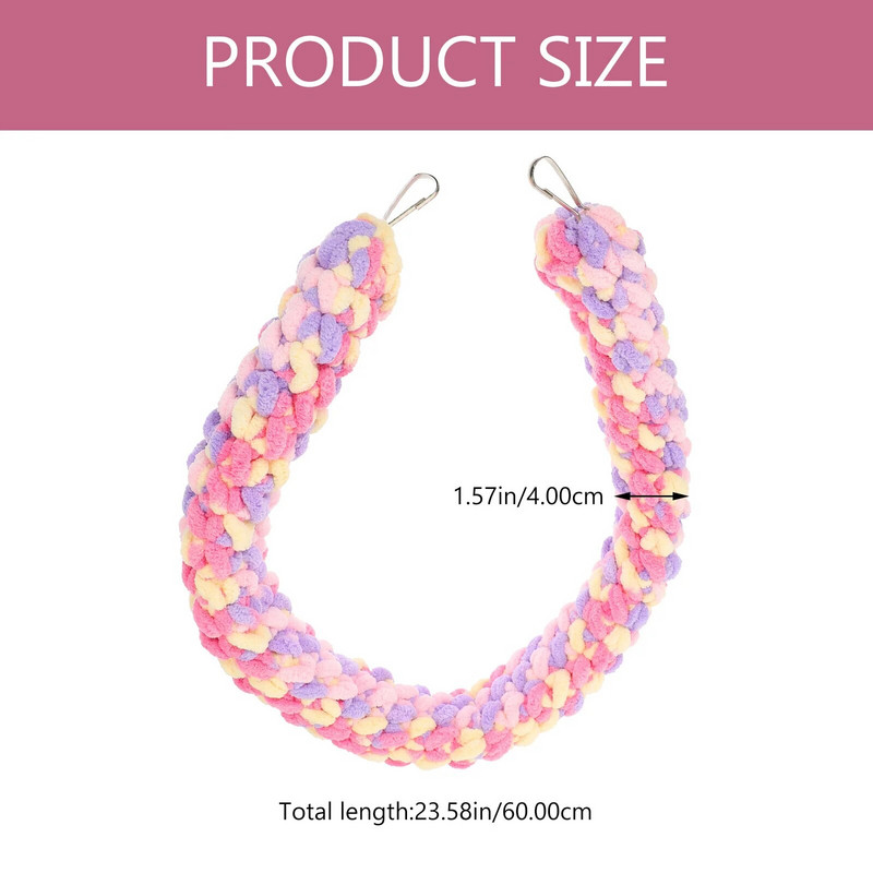 Guinea Toys Висящ мост Домакински захарен планер Преносим устойчив на износване Клетка за хамстер Плъхове Памучно въже