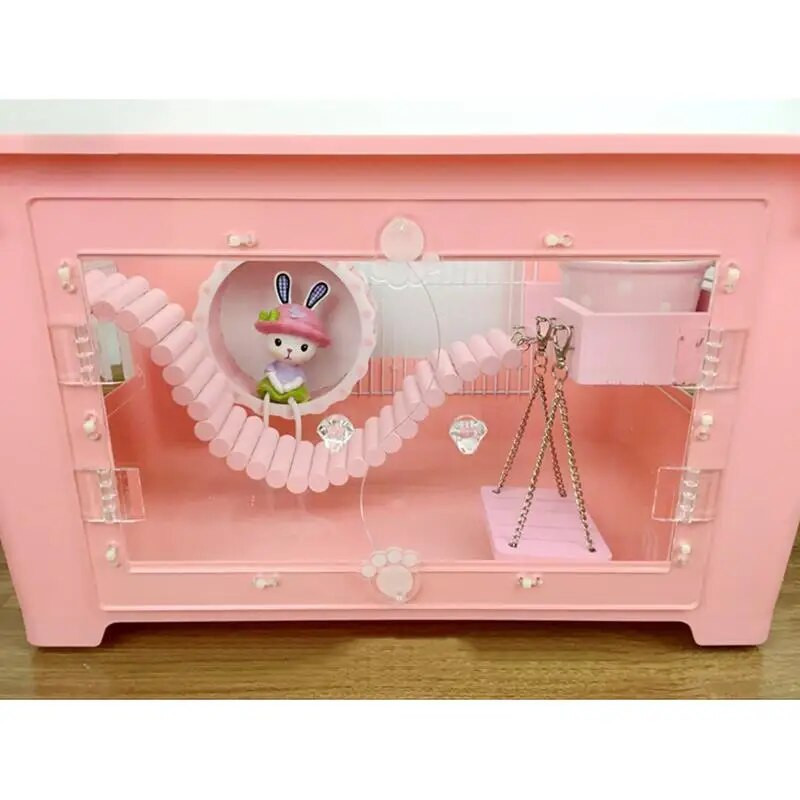 Огъващ се мост Играчка за хамстер Дървена стълба за хамстер Висящ мост за хамстер juguetes Таралеж Мишка Плъх Морско свинче