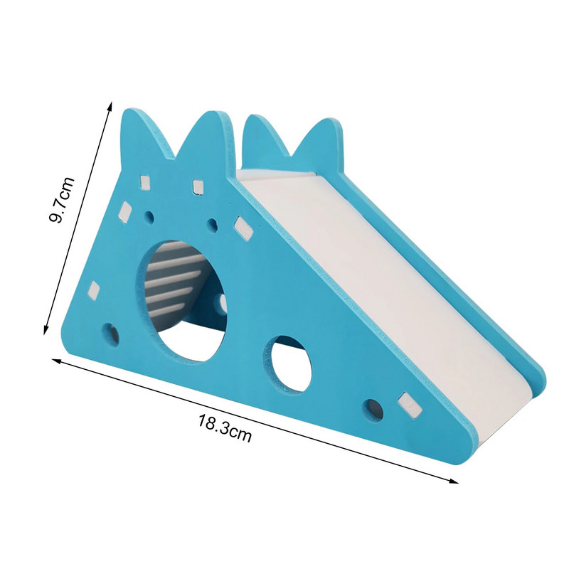 Къща за малки домашни любимци Екологична таралеж Хамстер Вила Пързалка Играчка Играчка за упражнения Къща за хамстер Къща за хамстер Вила Клетка Стълба