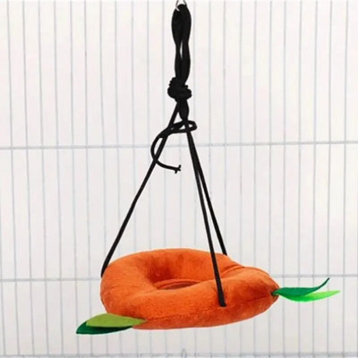 Висящ Хамак за хамстер Топло плюшено легло от памучен плъх Клетка за малки животни Гризачи Клетка за морско свинче Двупластово гнездо Стоки за домашни любимци