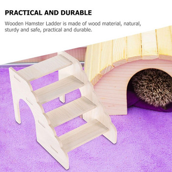 Σκάλα αναρρίχησης χάμστερ Κλουβί για κατοικίδια Μικρά κατοικίδια Εκπαίδευση Παιχνίδι ποντικών Πλατφόρμας Σκάλες Ξύλο Προμήθειες Έπιπλα
