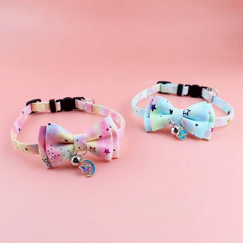 Star Colorful Dog Neck Strap Kitten Puppy Dress Up For Dogs Cats Pet Декоративни Котки Нашийник Зоотовары Куче Колие