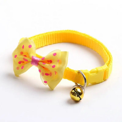 Mājdzīvnieka kaklasiksna Regulējama, izturīga kaķu kaklasiksna Cute Bow Kitten Kaklarota Mīksts Zvana kucēns Svins Mājdzīvnieku produkts Suņu piederumi Kaķu piederumi