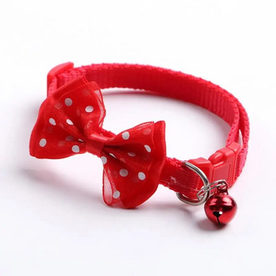 Mājdzīvnieka kaklasiksna Regulējama, izturīga kaķu kaklasiksna Cute Bow Kitten Kaklarota Mīksts Zvana kucēns Svins Mājdzīvnieku produkts Suņu piederumi Kaķu piederumi