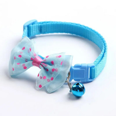 Mājdzīvnieka kaklasiksna Regulējama, izturīga kaķu kaklasiksna Cute Bow Kitten Kaklarota Mīksts Zvana kucēns Svins Mājdzīvnieku produkts Suņu piederumi Kaķu piederumi
