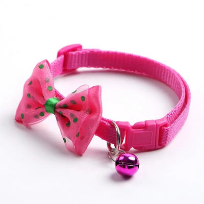 Mājdzīvnieka kaklasiksna Regulējama, izturīga kaķu kaklasiksna Cute Bow Kitten Kaklarota Mīksts Zvana kucēns Svins Mājdzīvnieku produkts Suņu piederumi Kaķu piederumi