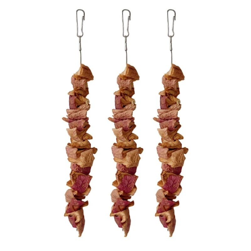 Кътници за домашни любимци Натурални сушени плодове Снек Хамстер Чинчила Моларна играчка Устойчива на дъвчене Снек за малки домашни любимци Предотвратяване на запек