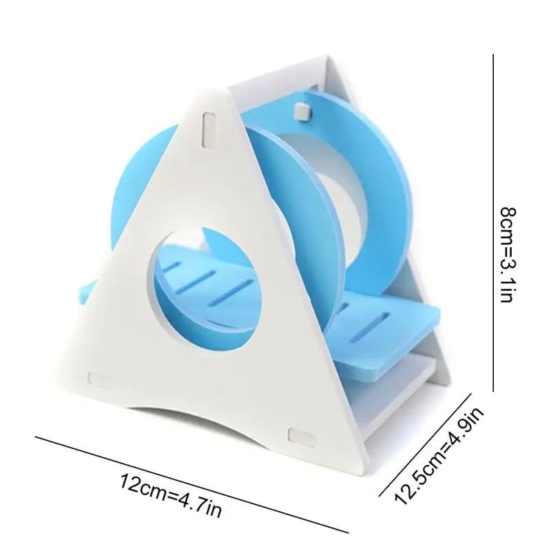 1PC Люлка за хамстер Малък домашен любимец Играчка за упражнения Креативна PVC играчка за катерене на таралеж Чинчила Люлка за морско свинче Аксесоари за хамстер