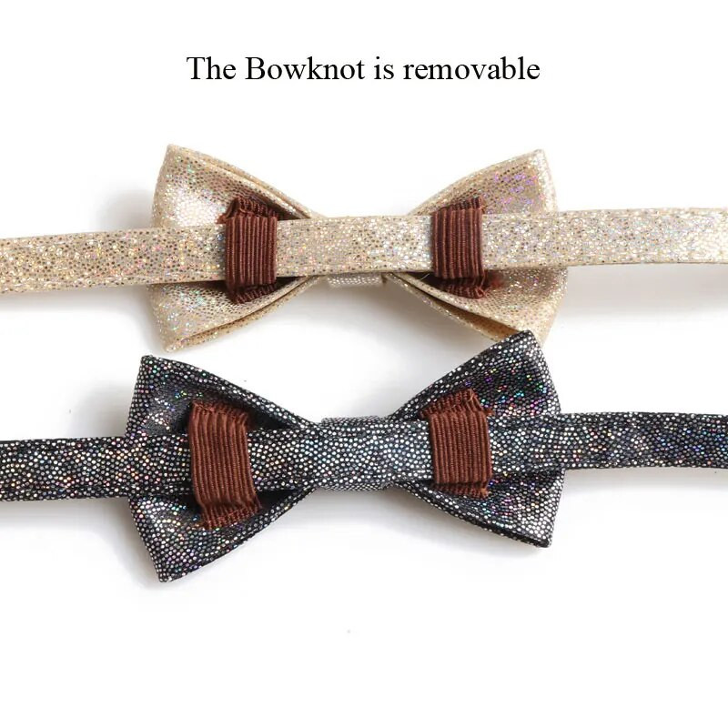 Сладък домашен любимец Котешка яка с панделка за кучета Gatos Dog Collier Chain Breakaway Safety Buckle for Small Puppy Chihuahua Pink fashion