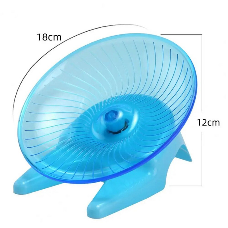 Hamster pentru animale de companie Roată de alergare Hamster rotativ Farfurie zburătoare Roată de oțel Gerbili Soareci Arici Exercițiu tăcut Jucărie de alergare