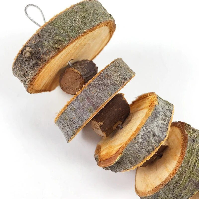 Натурално органично ябълково дърво Играчка за дъвчене на заек Малки животни Снек играчки за зайче Чинчила Морски свинчета Хамстери Играчка за смилане на зъби