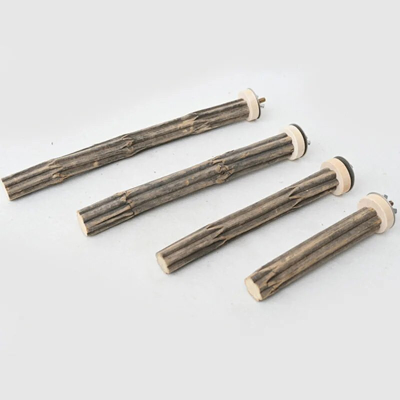 15-35 см домашен любимец папагал необработена дървена вилица дърво клон стойка стойка играчка хамстер клон кацалки за клетка за птици аксесоари за птици