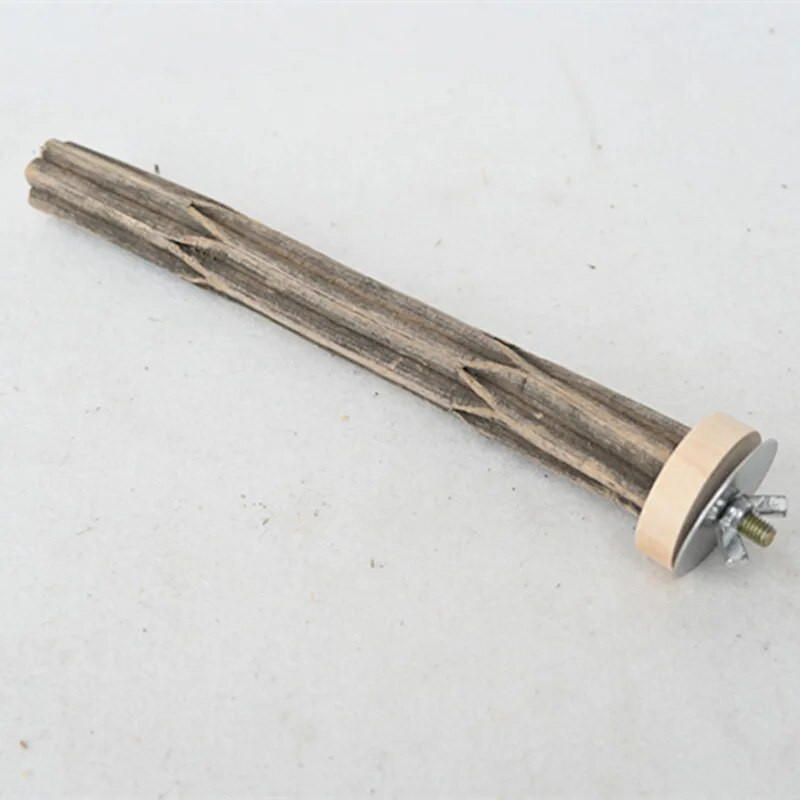 15-35 см домашен любимец папагал необработена дървена вилица дърво клон стойка стойка играчка хамстер клон кацалки за клетка за птици аксесоари за птици