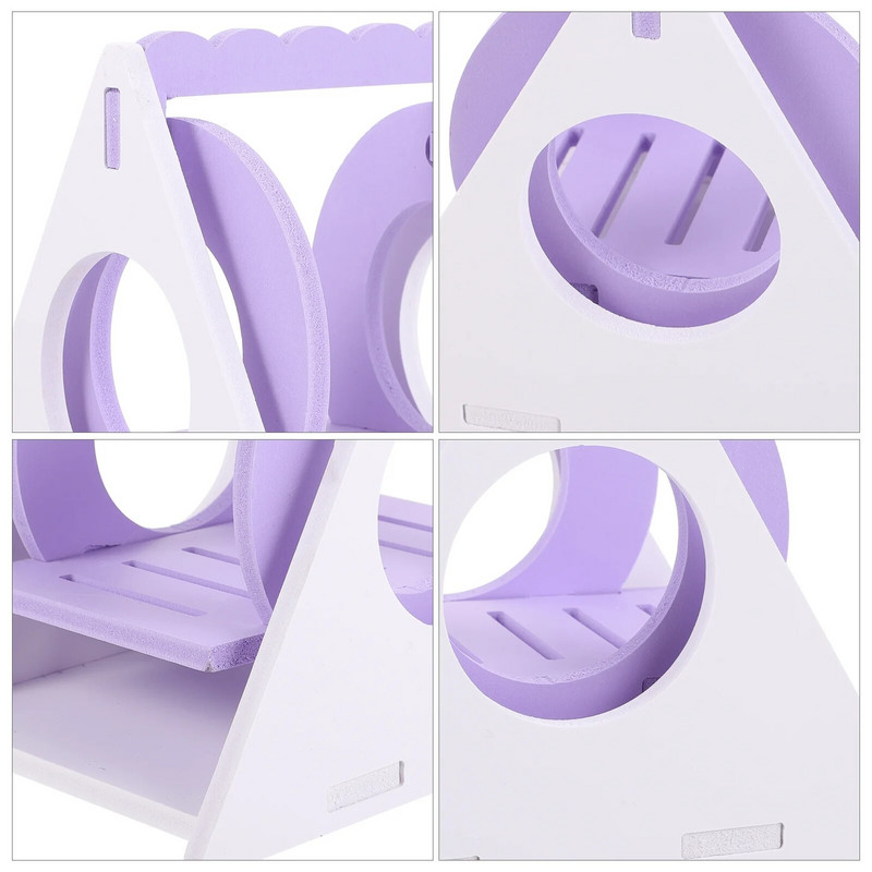 Пластмасова играчка за люлка за хамстер Играчка за люлка клетка за таралеж Играчка за игра за клетка за хамстер