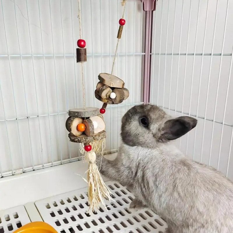Играчка за дъвчене на хамстер с висяща кука Форма на тиква Дървесен клон Настъргана царевична люспа Заек Чинчила Морско свинче Гербил Играчка за ухапване от домашен любимец