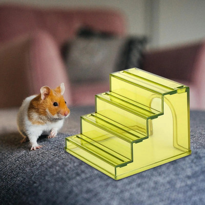 Kāmju kāpņu kāpņu dekors Slēpņu kāpnes Kāmja rotaļlieta Kāmja rotaļlieta ežiem Pelēm Gerbiles Kāmji Gguinea Pig