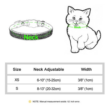 Котешка яка от мека велурена кожа Bling Rhinestone Cats Collars with Bell Safety Breakaway Pet Puppy Колие Adjustable XS S Pink
