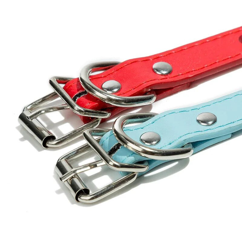 Готина котка Нашийник за кучета Котки Кучешка кожа Нашийници с шипове с шипове за малки средни кучета Котки Чихуахуа 5 цвята