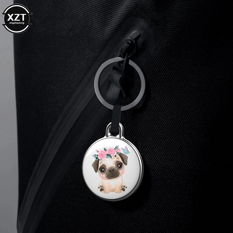 GPS Pet Locator Pet Tracker Cat Dog Anti-Loss Positioning Device AirTag Същият модел Bluetooth-съвместим локатор за Android Ios