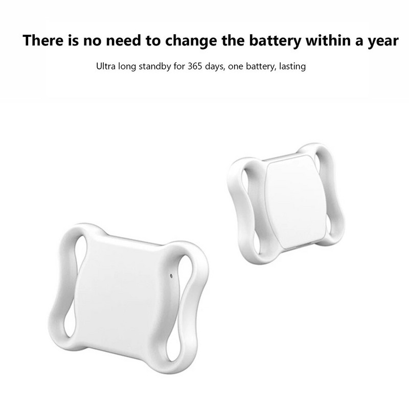 GPS тракер за домашни любимци с LED светкавица Глобално проследяване на местоположението в реално време GPS тракер за кучета Bluetooth-съвместим локатор APP Track