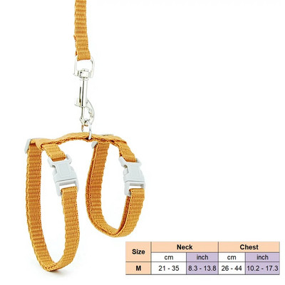 Macskanyakörv Hám Póráz Állítható Nylon Pet Traction Cat tömör kötőfék nyakörv Macska termékek Kisállat hám öv M mérethez