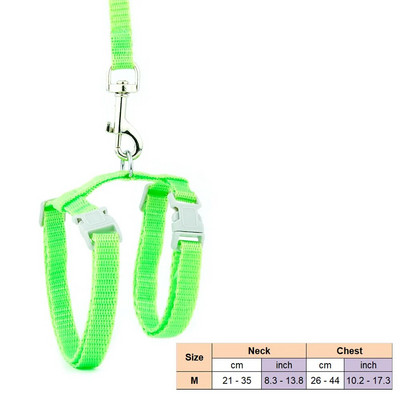 Macskanyakörv Hám Póráz Állítható Nylon Pet Traction Cat tömör kötőfék nyakörv Macska termékek Kisállat hám öv M mérethez