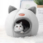 Jauns dziļa miega komforts ziemas kaķu gultā Mazs paklājiņš Grozs Mazs suņu māja Produkti Mājdzīvnieki Telts Mājīga alas ligzda iekštelpu Cama Gato