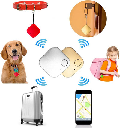 2023 Мини GPS тракер Pet Airtags Smart Tag Bluetooth 5.0 Защита на сигурността за котешки портфейл Багаж