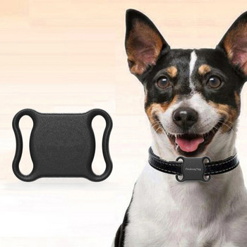 GPS тракер за местоположение на домашни любимци GPS тракер за кучета Работи с всякакви нашийници Водоустойчив тракер за домашни любимци Bluetooth-съвместим локатор за котки