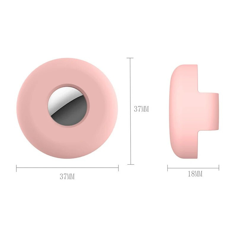 1 бр. За калъф за Apple Airtag, нашийник за куче, котка, GPS търсач, цветен, светещ защитен силиконов калъф за калъф за проследяване на Apple Air Tag Tracker