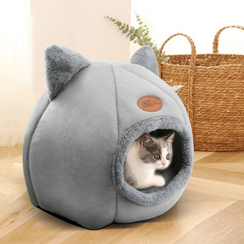 2023 Deep Sleep Comfort στο χειμερινό κρεβάτι γάτας Μικρό ματ Καλάθι για προϊόντα σπιτιών γάτας Σκηνή κατοικίδιων ζώων Άνετα κρεβάτια για γάτες σε σπήλαιο εσωτερικού χώρου για σκύλους