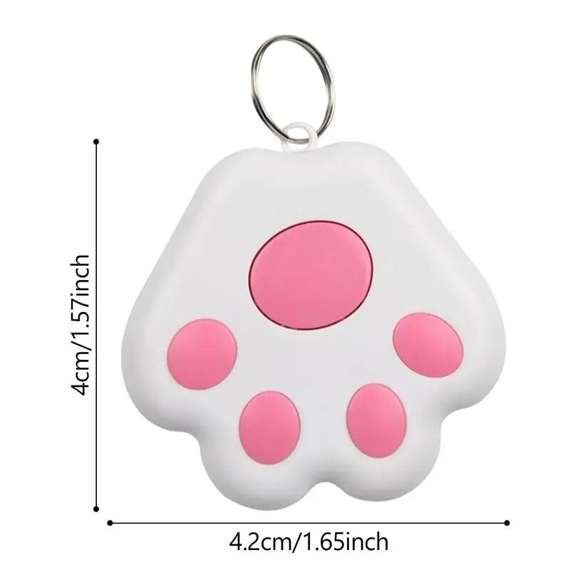 GPS тракер за кучета с форма на котешки нокът GPS устройство за проследяване на кучета с дълъг режим на готовност Безжичен търсач за телефон Проследяване на предмети в реално време за локализиране