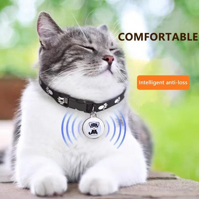 GPS тракер за домашни любимци Bluetooth Anti-Lost Smart Wearable Waterproof Locator Проследяване в реално време Куче Котка Нашийник SmartLocator Аксесоари