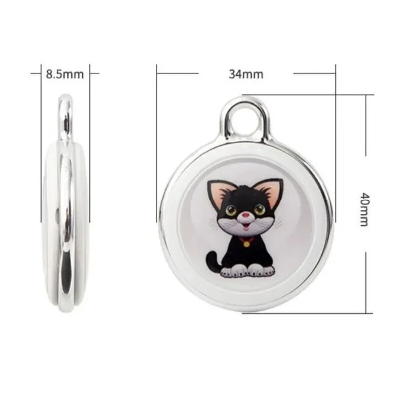 Водоустойчив Gps тракер Gps Cat Android и без абонамент Bluetooth Smart Tags Find My Pet Dog IOS Anti-Lost Finder Device