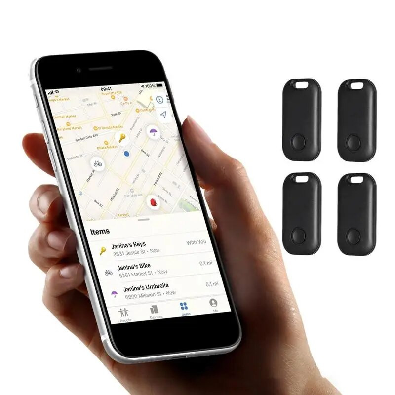 Интелигентно мини GPS ITag Глобално позициониращо устройство за намиране против загуба за деца, възрастни хора и домашни любимци Работа с Find My APP