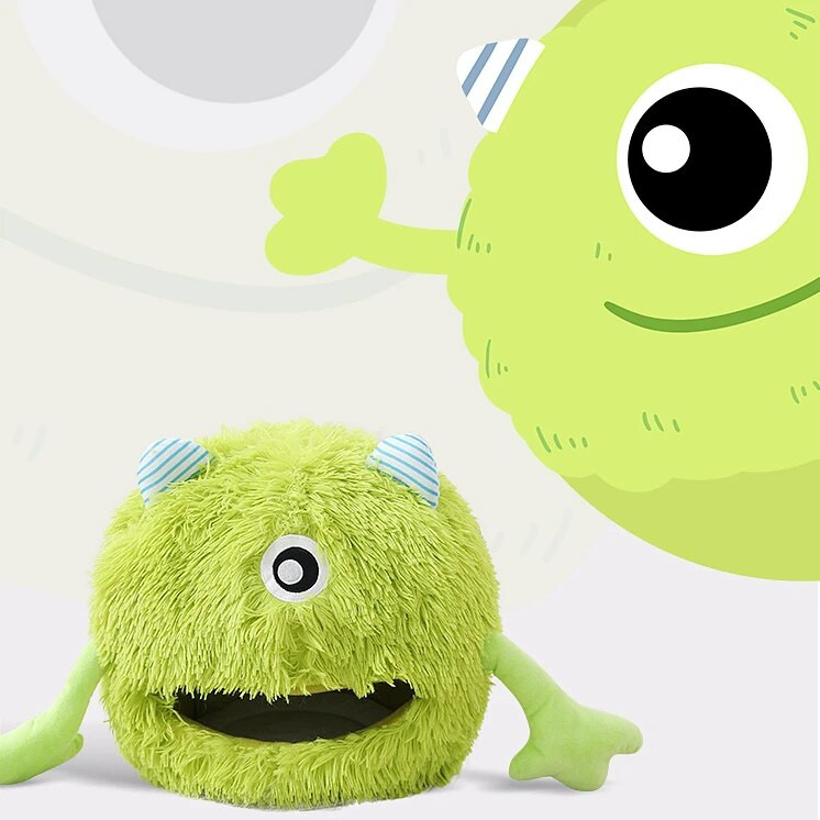 Нов продукт Легло за домашни любимци Зимно топло котешко гнездо Плюшено чудовище Вила за домашни любимци Разглобяема миеща се полузатворена котешка бърлога Cartoon Pets House