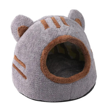Νέα άνεση για βαθύ ύπνο στο χειμερινό κρεβάτι γάτας Μικρό ματ Καλάθι Μικρό σπίτι για σκύλους Προϊόντα για κατοικίδια Σκηνή Άνετα Κρεβάτια σε σπήλαιο Εσωτερικό Cama Gato