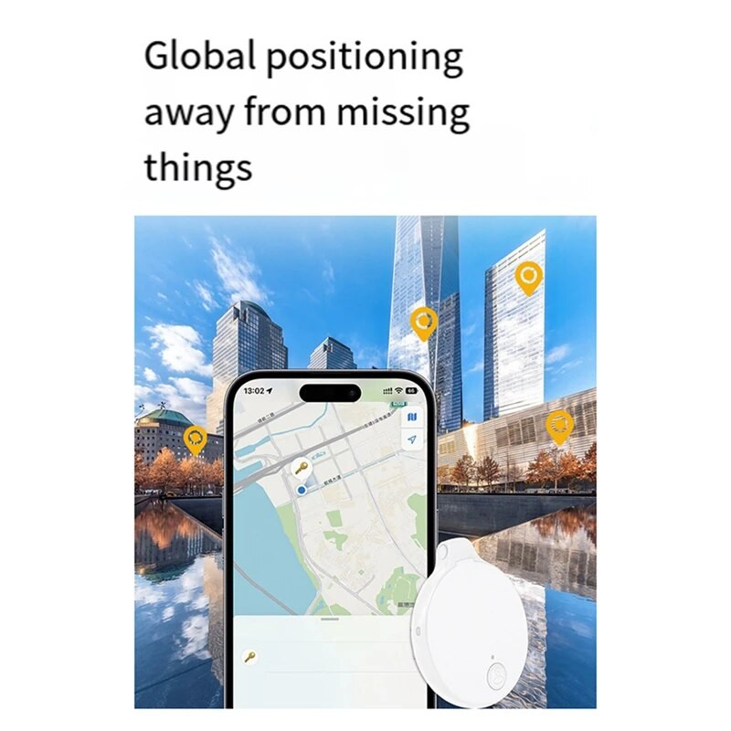 GPS тракер за деца, домашни любимци, кучета, багаж, търсачка на предмети, водоустойчив мини етикет за Apple Find My App, IOS B