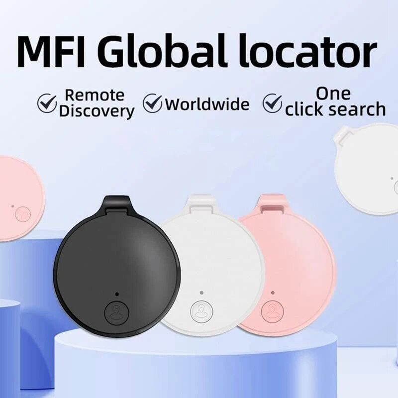 GPS тракер за деца, домашни любимци, кучета, багаж, търсачка на предмети, водоустойчив мини етикет за Apple Find My App, IOS B