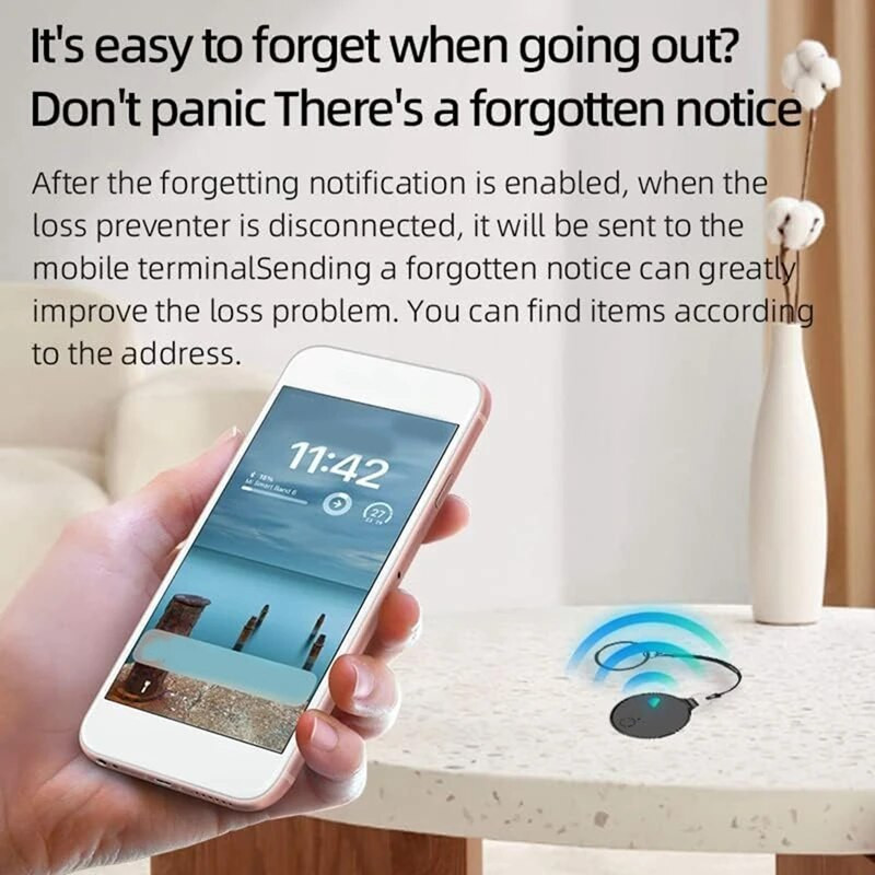 GPS тракер за деца, домашни любимци, кучета, багаж, търсачка на предмети, водоустойчив мини етикет за Apple Find My App, IOS B