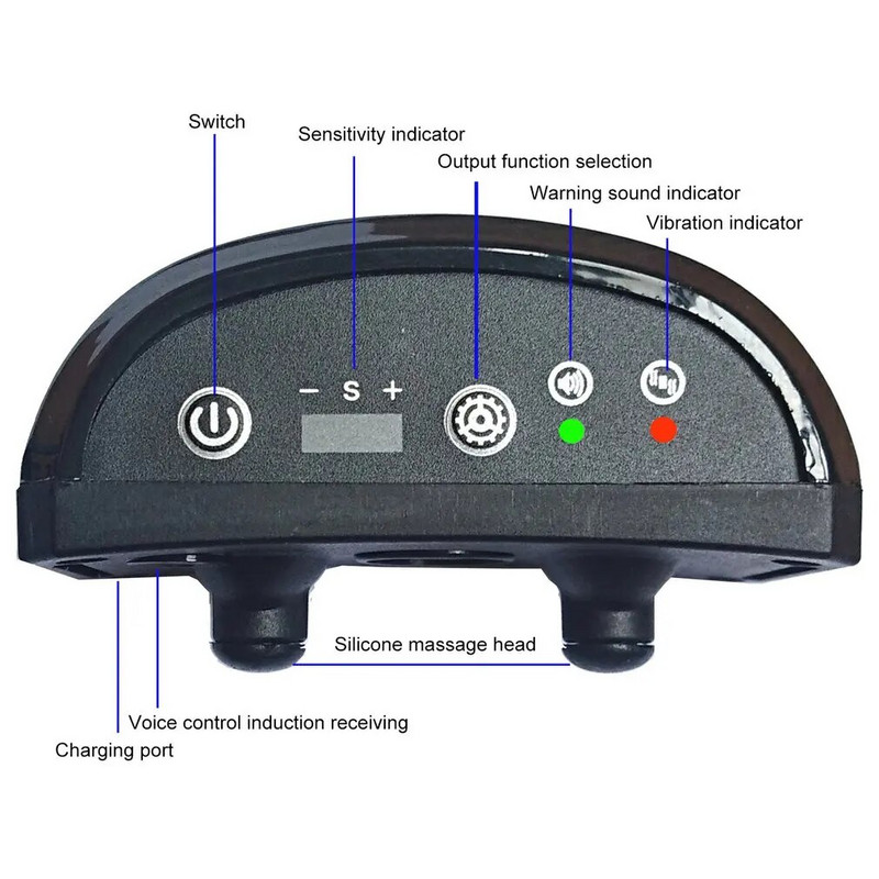 Dropship Pet Dog Anti Barking Device USB Electric Ultrasonic Dogs Training Collar Dog Stop Barking Vibration Anti Bark Collar