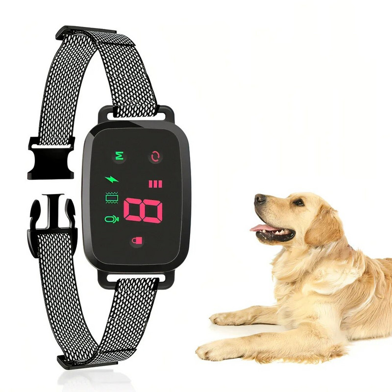 Интелигентен автоматичен продукт за домашни любимци, запушалка за лай, зареждане, водоустойчив нашийник за кучета против лай, нашийник за обучение на кучета, аксесоари за домашни любимци