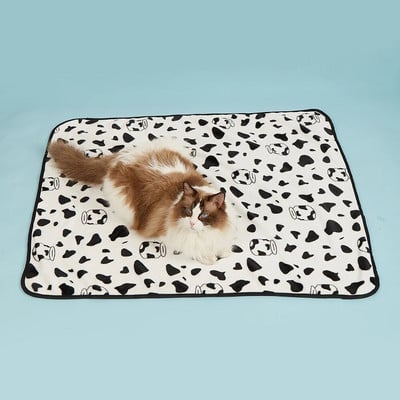 Εκτύπωση κινουμένων σχεδίων Μαλακό άνετο κουβέρτα για κρεβάτι γάτας Χειμερινό ζεστό στρώμα Μαξιλάρι για καναπέ για κατοικίδια ζώα Κουτάβια ταξιδιωτικά πατάκια ύπνου Αξεσουάρ