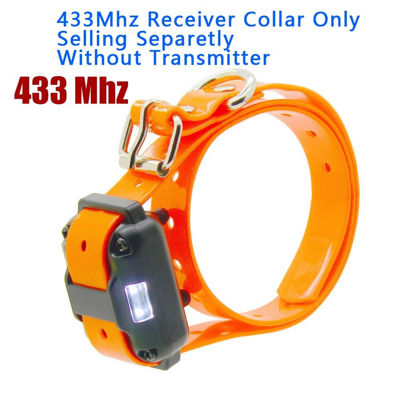Нашийник за приемник Продава се отделно 433Mhz за 433Mhz 880 Дистанционен нашийник за обучение на кучета Не е подходящ за 915Mhz