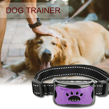 2023 Ultrasonic κολάρο για σκύλους κατοικίδιων ζώων κατά του γαβγίσματος USB Electric Dogs Training Collar Stop Stop Barking Anti-Bark Collar Devices