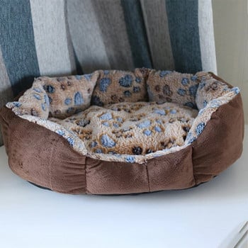 Легла за домашни кучета Подложки Мек плюшен топъл диван Развъдник Кошница за сън за малки кучета Котка