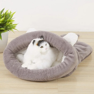 Puha macska hálózsák kis macskák sátor jurta ágy meleg kisállatház Kedves kiskutya Kennel párna kisállat kellékek ZL223-3