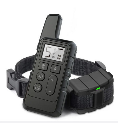 Dog Shock Coller Elektromos kutyakiképző készülék Vízálló távirányító Ugatásgátló Háziállat termékek Újratölthető Funkció Nyakörv